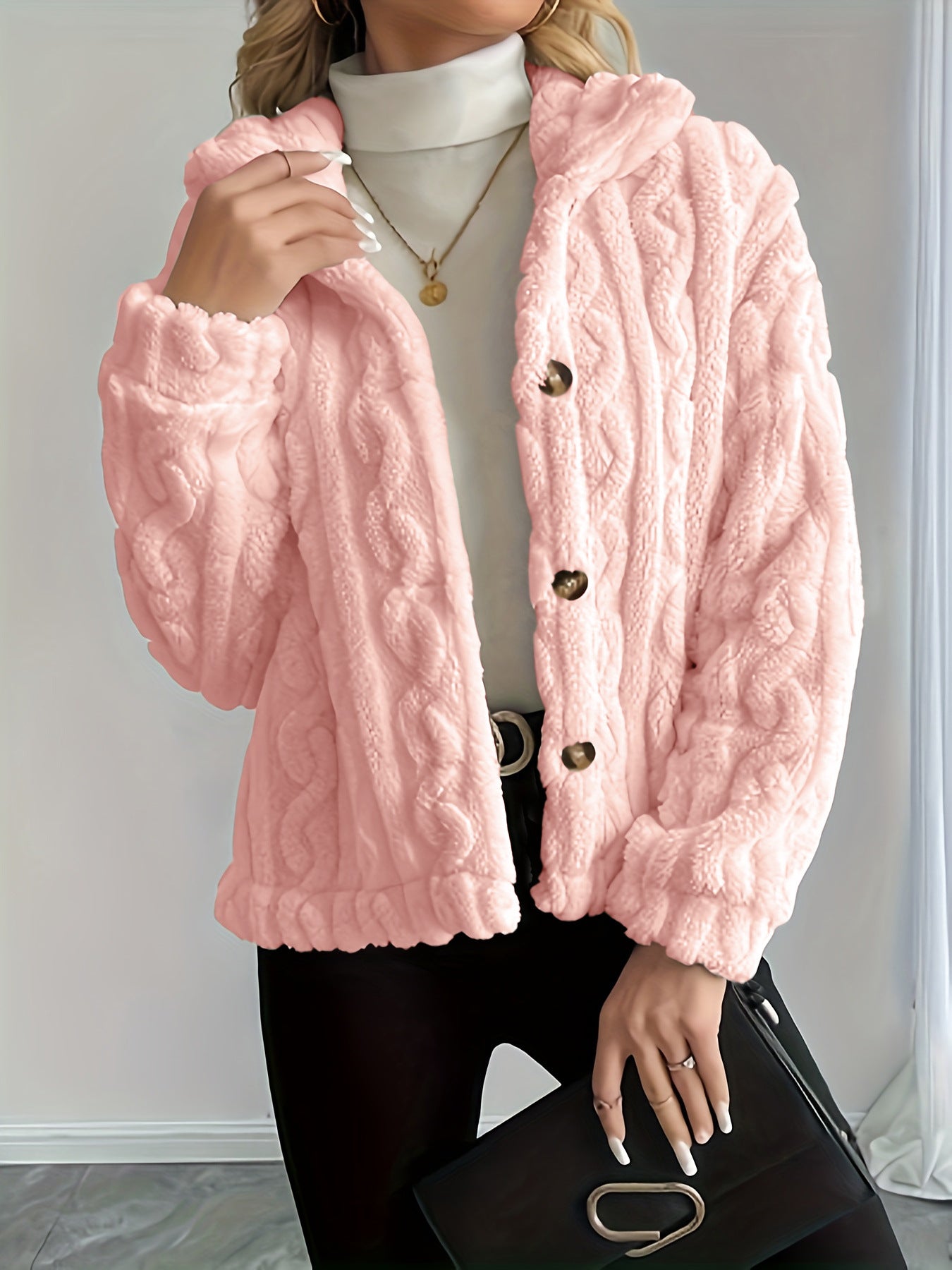 Veste femme chaude en peluche Tendance Confortable - BMYANY