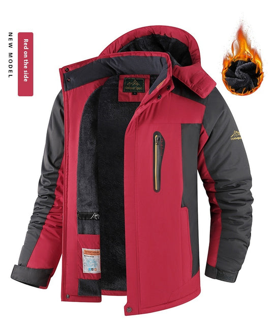 Veste épaisse doublée polaire pour hommes - Manteau d’hiver - BMYANY