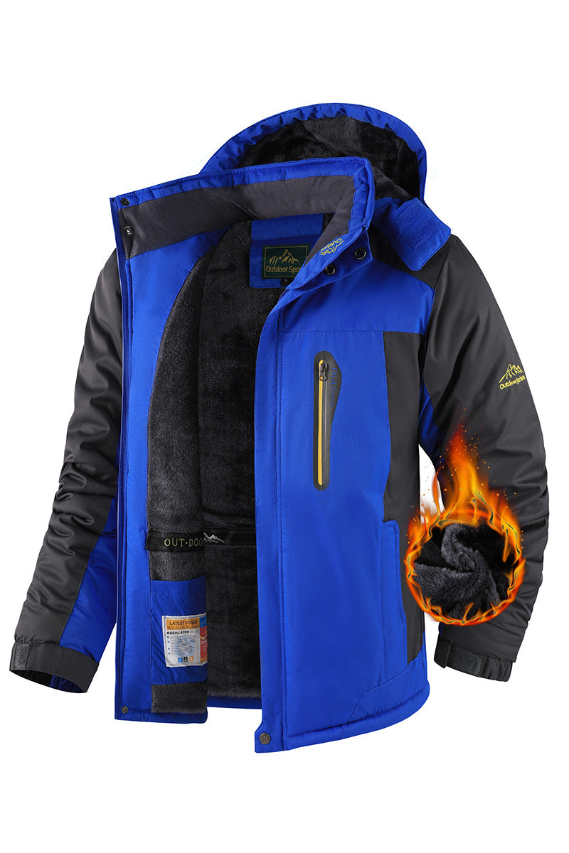 Veste épaisse doublée polaire pour hommes - Manteau d’hiver - BMYANY