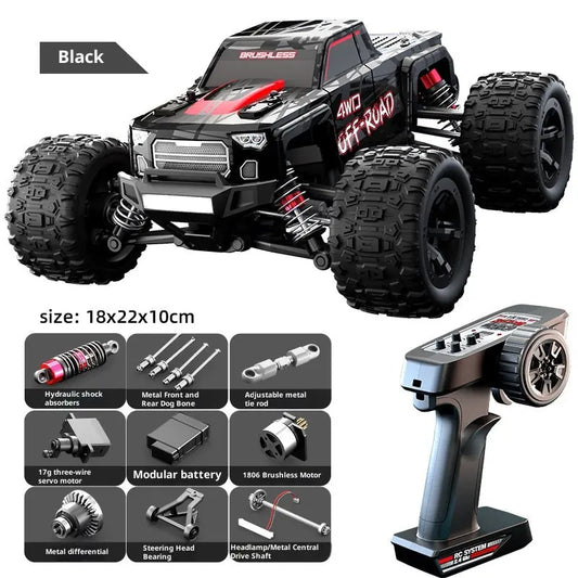Voiture Télécommandée 4x4 Tout-Terrain Brushless Haute Vitesse - BMYANY