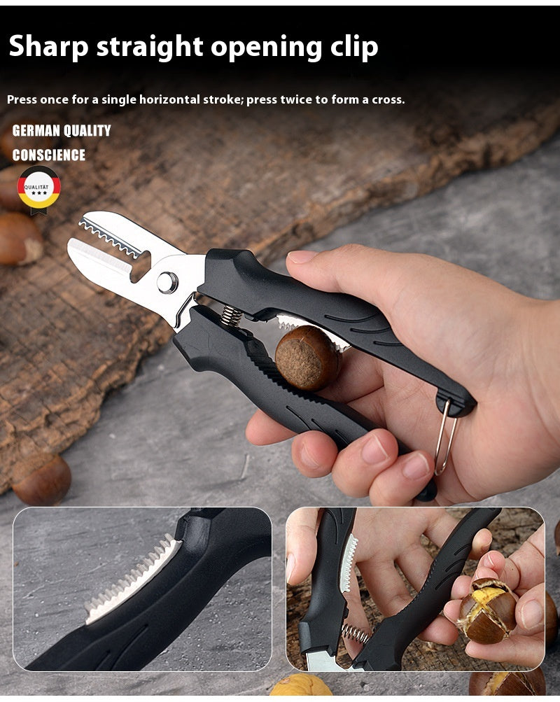 Kitchen Special Chestnut Opening Peeling Tool Scissors