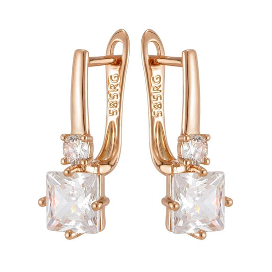 Square Zircon Exquisite Ear Clip Ring - BMYANY