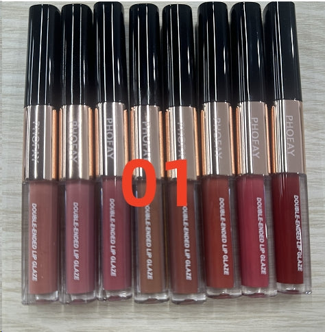 Gloss à Lèvres Double Embout Antiadhésif - Brillance Longue Tenue - BMYANY