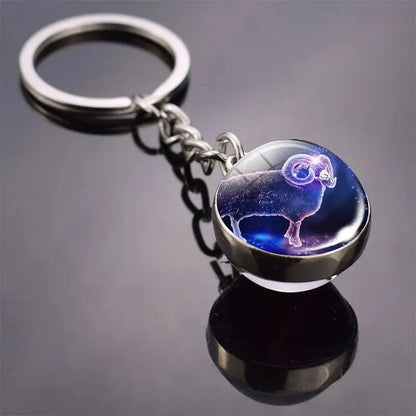 Constellation-zodiac-porte-clé-cadeau-lumineux