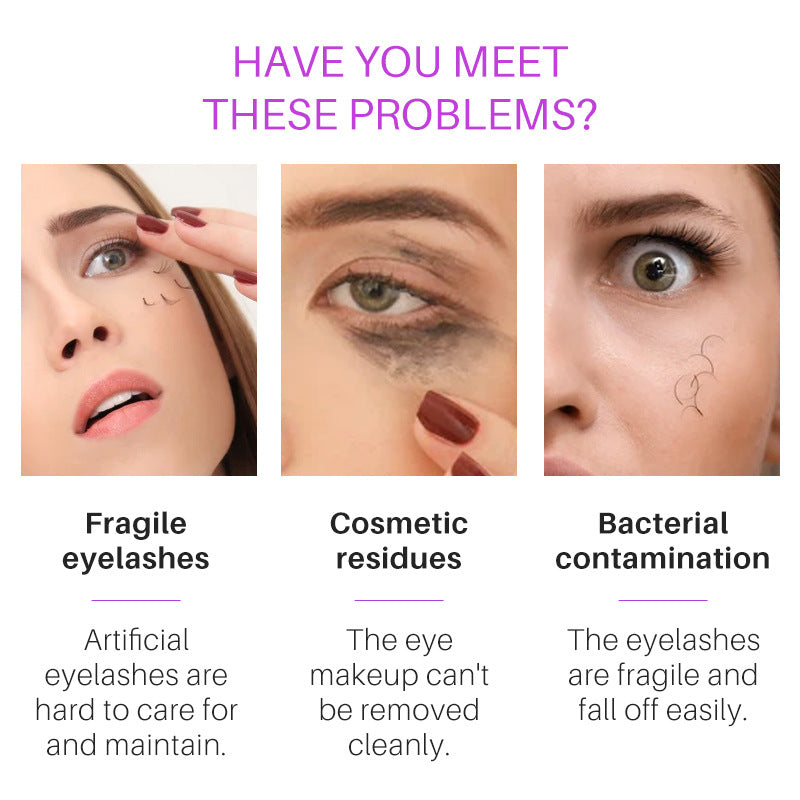 Shampoing pour cils, dégraissant doux pour les yeux