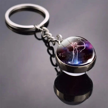 Constellation-zodiac-porte-clé-cadeau-lumineux