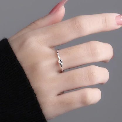 Bague ajustable en argent  925véritable pour femme