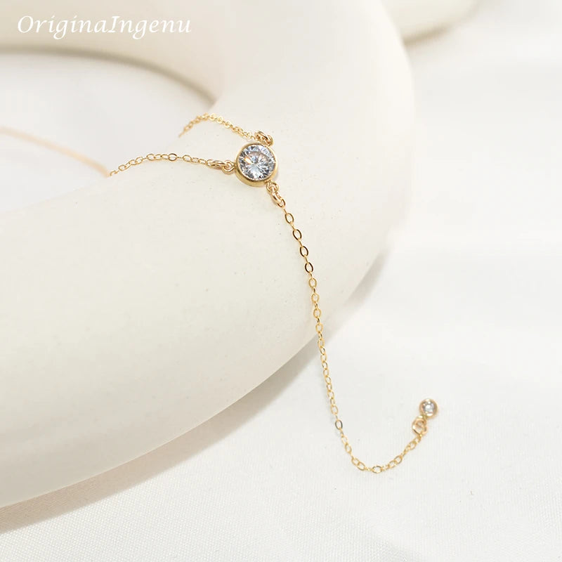 Collier en Y doré, pour femmes