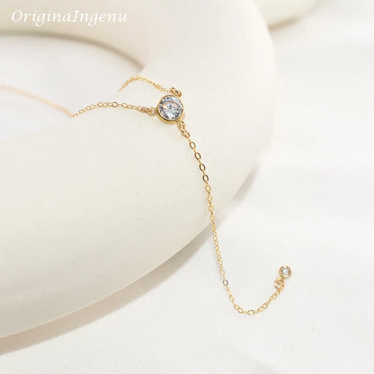 Collier en Y doré, pour femmes