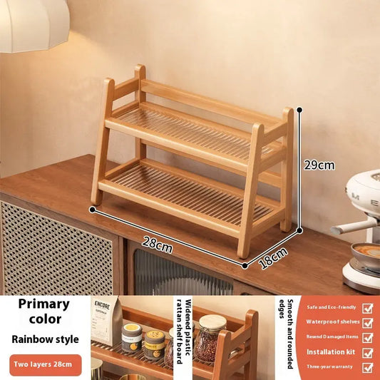 Étagère Rangement Service à Thé Tasses Bureau Table - BMYANY