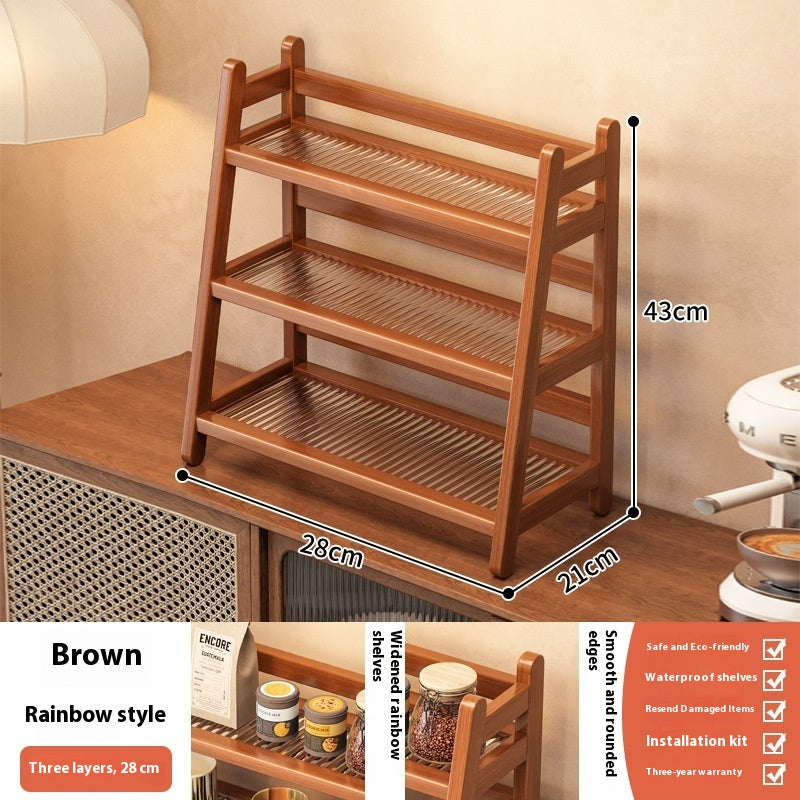 Étagère Rangement Service à Thé Tasses Bureau Table - BMYANY